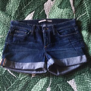 Joe’s Jeans cuffed jean shorts size 28